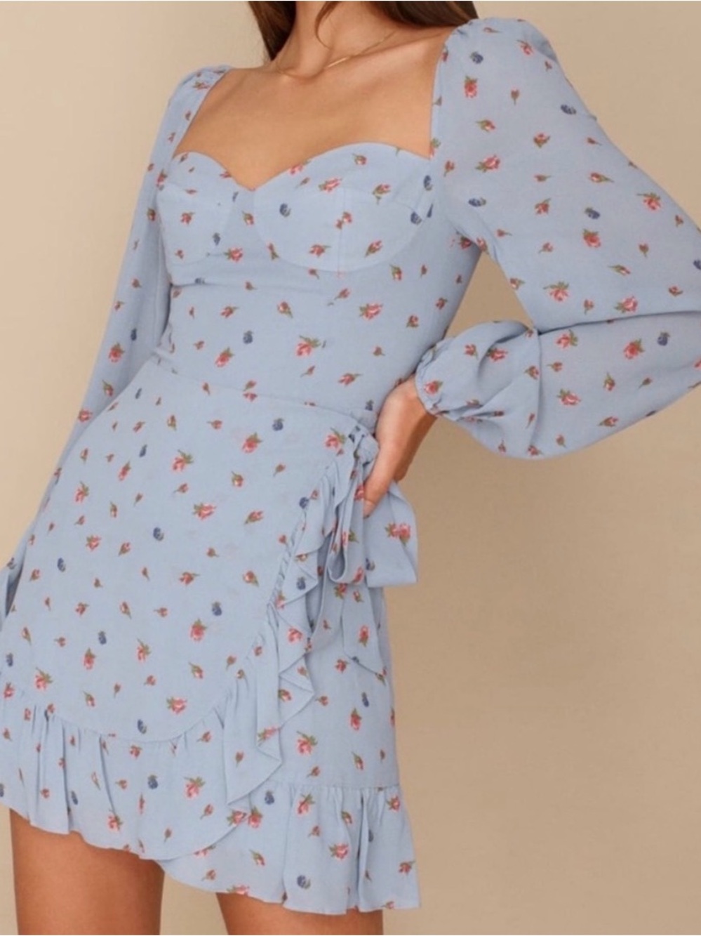 REFORMATION Cammi Floral Mini Dress